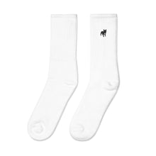  Frenchie Embroidered Socks