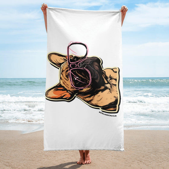 New Frenchie Beach Towel