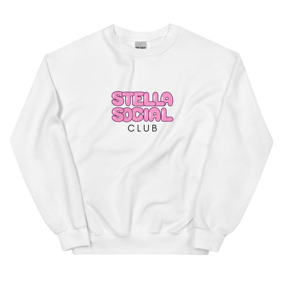 "Stella Social Club" Bubble Crewneck (light)